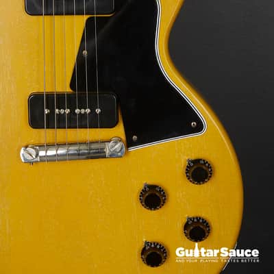 Gibson Custom Murphy Lab 1957 Les Paul Special Single Cut Reissue Ultra Light Aged Bright Tv Yellow Nickel Hardware Ex-Demo (Cod.1369NG) image 3