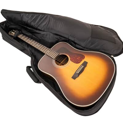 TKL Black Belt Traditional Dreadnought 6 and 12 String Soft Case 04615BL image 3