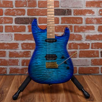 Charvel USA Custom Shop Special Edition Roasted San Dimas HS CT RST Quilted Maple Top Chlorine Burst 2024 w/OHSC (B-Stock) image 4