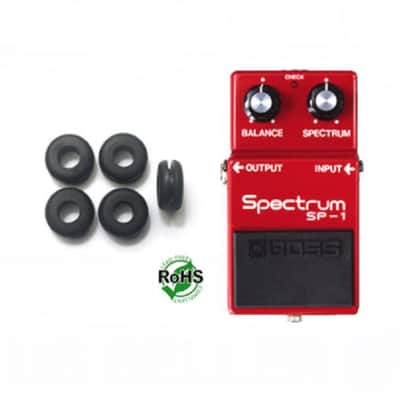 Boss Pedal Survival Kit - 5 Set Upgrade / Replacement Rubber O-Ring Grommets - Red image 1