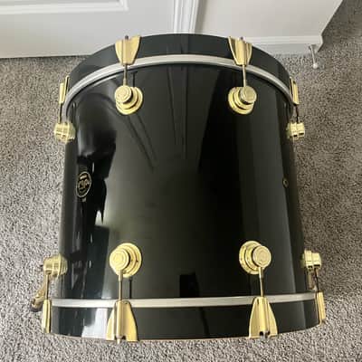 UNIQUE 20x16.5 DW North American Hard Rock Maple Bass Drum 1999 - Black image 4
