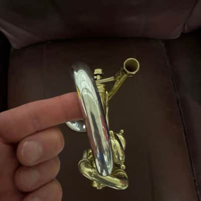 King Silvertone Bb Cornet (1948) SN 288332 (silver plated) (100% new clear lacquer) image 9