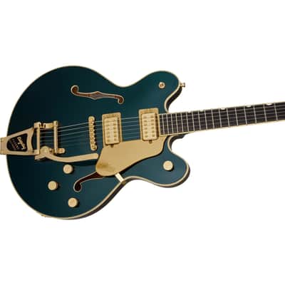 Gretsch Broadkaster LX Center Block with String-Thru Bigsby Cadillac Green - Semi Acoustic Guitar image 4