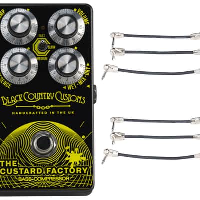 Laney Black Country The Custard Factory Bass Comp + 2x Gator Patch Cable 3 Pack Bild 1