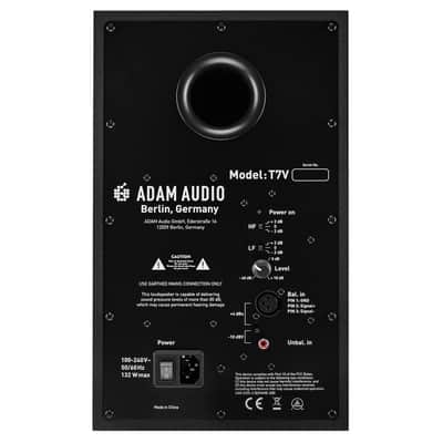 Adam Audio Professional T-Series T7V 7" 70W 2-Way Active Nearfield Monitor, Pair, Bundle with 2x 25' XLR-F to XLR-M Balanced Audio Microphone Cable image 13