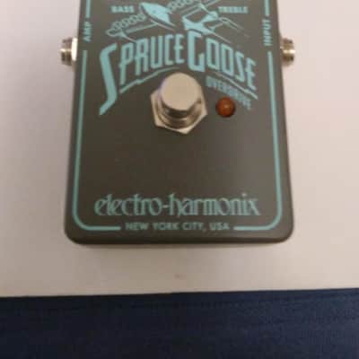 Electro-Harmonix Spruce Goose Overdrive Guitar Effect Pedal post 2020 - Gray image 1