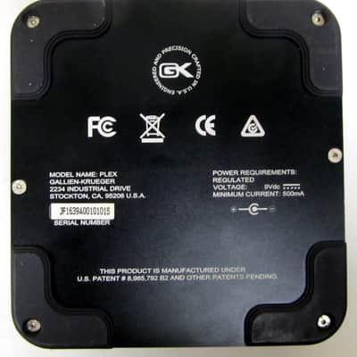 Used Gallien-Krueger PLEX 4-Band Active Bass Preamp Pedal VGC image 7