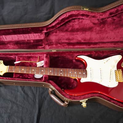1999 Fender Japan Chris Impellitteri Signature Stratocaster ST68G-115CI Candy Apple Red CIJ image 2