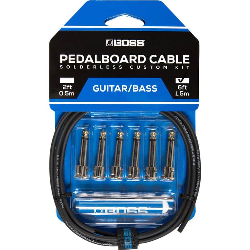 Boss BCK6 Solderless Pedalboard Cable Kit - 6' image 1