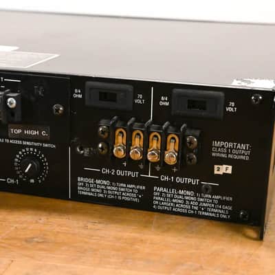 Crown Com-Tech 400 2-Channel Power Amplifier CG01ZTY image 7