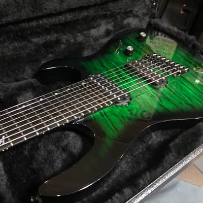 Kiesel DC800 Green Burst Multiscale 8 string image 4
