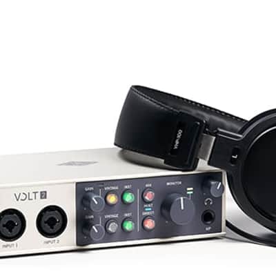 Universal Audio Volt 2 Studio Pack with Microphone and Headphones. New with Full Warranty! image 1