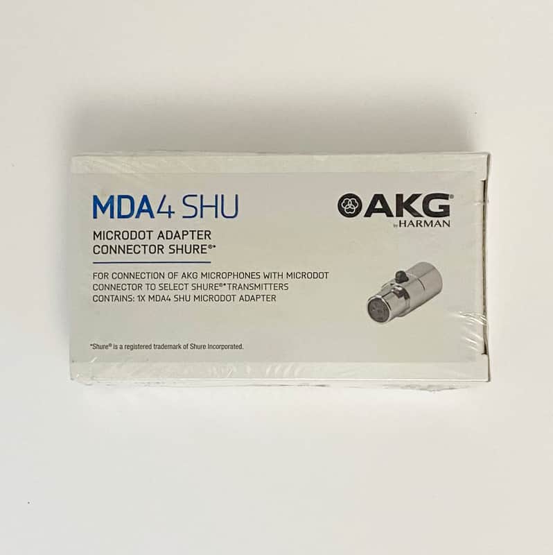 AKG MDA4 SHU Microdot to Shure TA4F Wireless Bodypack Adapter image 1