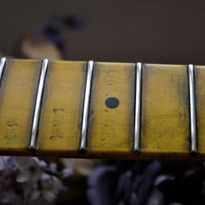 American Fender Custom Telecaster  Standard Relic Blue Sparkle image 13