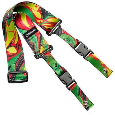 DiMarzio DD2241GRN Steve Vai 2" ClipLock Strap