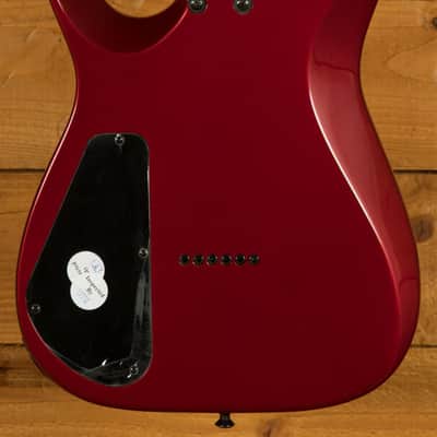 Jackson Pro Plus Series Signature Misha Mansoor Juggernaut HT6 - Ebony - Red Crystal image 4