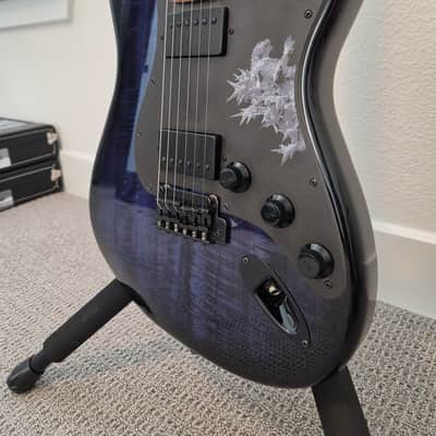 Fender MIJ 70th Godzilla Strat Blue + Matching Godzilla Distortion Pedal — Japan Exclusive Set, Unused image 4
