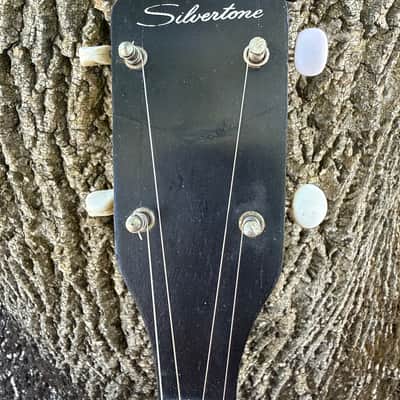 Vintage Silvertone 5 string 1950’s Sears Harmony with resonator image 3