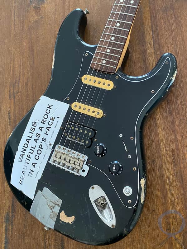 Fender “VANDALISM” Stratocaster, Kurt Cobain, Nirvana, Custom Made Modified image 1
