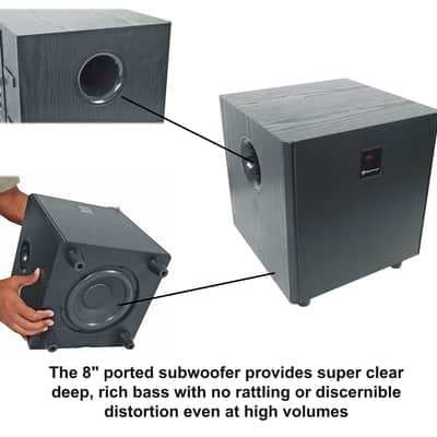 Rockville HTS820 1500w 5.1 Channel Home Theater System Bluetooth/USB+Subwoofer image 18