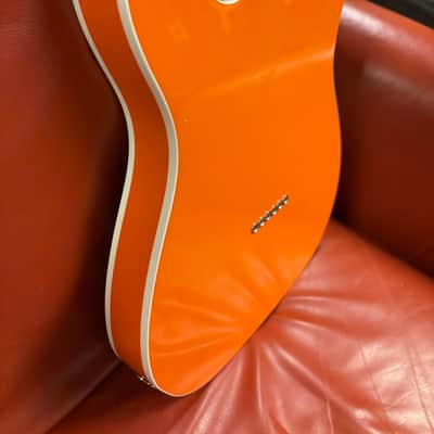 Fender Limited Edition Parallel Universe Series Deluxe Thinline Super Telecaster Orange image 13
