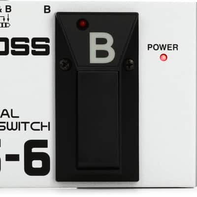 Boss FS-6 Dual Foot Switch  Bundle with Hosa YPP-118 Y Cable - 1/4 inch TRS Male to Dual 1/4 inch TRS Female image 1