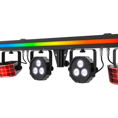 Chauvet DJ GIGBAR 3 ILS Light Bar w/(2) Derby/Pars/Strip+Tripod+Footswitch+Bag image 6