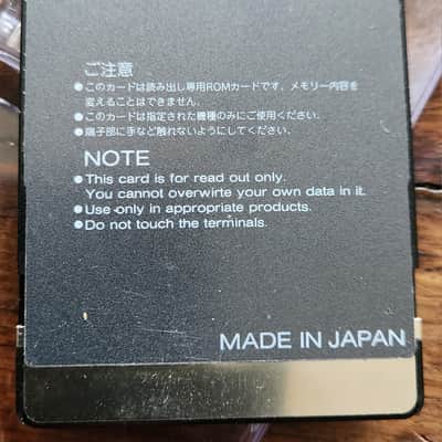 Roland SN-UII0-11 Sound Library PCM Card 1990s Japan image 2