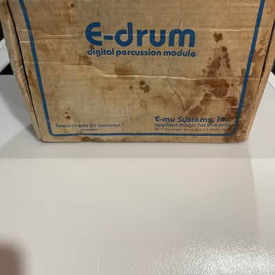 E-MU Systems E-Drum Model 8000 1984 - Blue & Black (Original Packaging) image 7