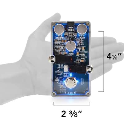 RARE VISIBLE OVERDRIVE Effect Pedal by Deadbeat Sound image 8