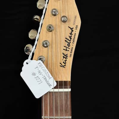Keith Holland Custom T-NS-Thinline - Translucent Red Wine image 11