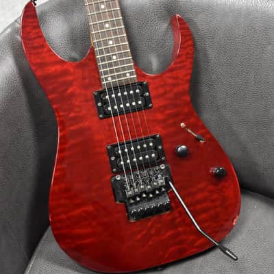 Ibanez RG 320 QS - 2000 Red Wave gloss with Floyd Rose image 5