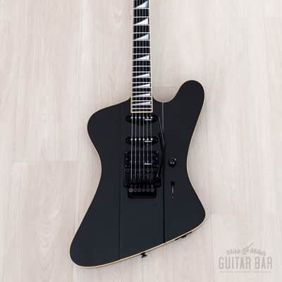 1990 Grover Jackson Fire Bird Metallic Black HSS Neck Through