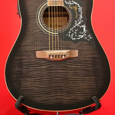 Glen Burton GA204BCO-BK  Cutaway Acoustic Electric Guitar image 2
