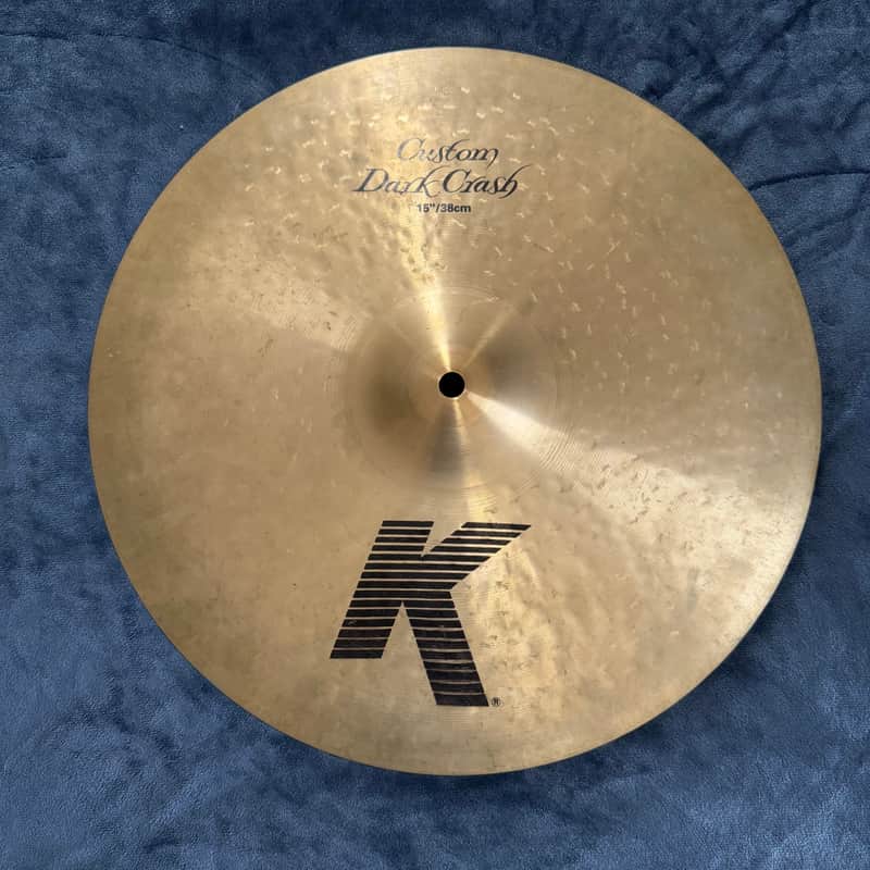 Zildjian 15" K Custom Dark Crash Cymbal 1995 - 2020 - Traditional image 1