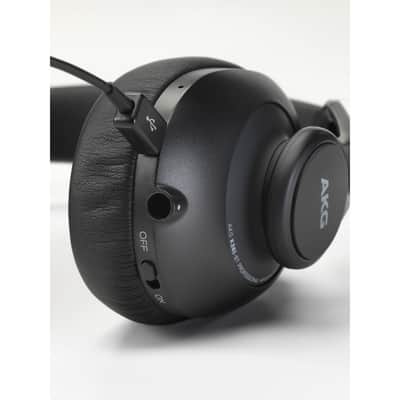 AKG - K361-BT - Professional Bluetooth Closed-Back Studio Headphones - Black image 7