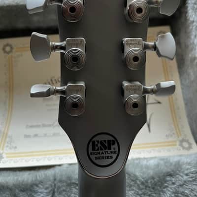 2012 ESP Truckster Aged Primer Grey James Hetfield Signature w/ COA image 15