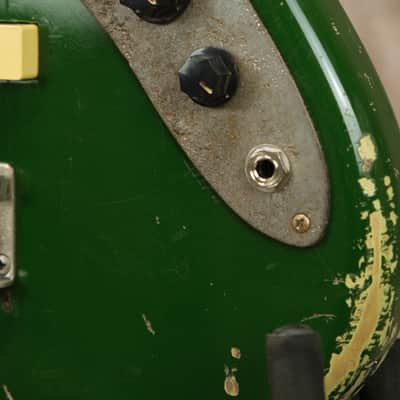 Luthier Made Jazz Bass 2023 - Aged British Racing Green image 15