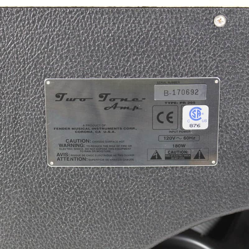Fender Two Tone Amp Custom Shop 15-Watt 1x12" / 1x10" Guitar Combo 2001 - 2003 image 4