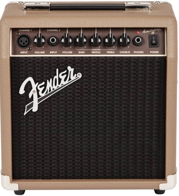 Fender Acoustasonic 15 15w 1x6 Acoustic Guitar Combo Amp image 1