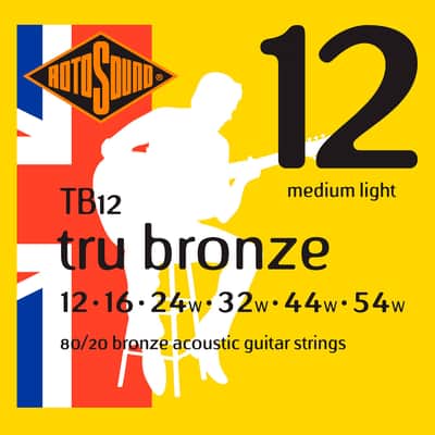TB12 Tru Bronze 80/20 Medium Light 12/54 Rotosound image 2