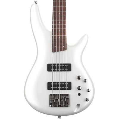 Ibanez SR Standard 5 String Electric Bass - Pearl White image 1