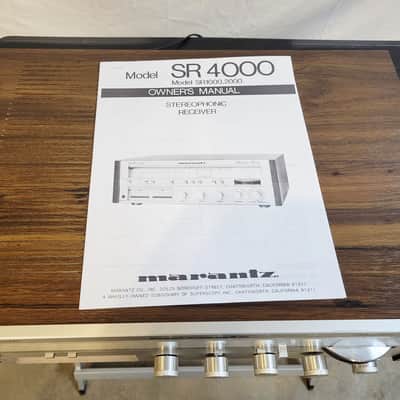 Marantz SR2000 1980's - Serviced/Re-capped image 2