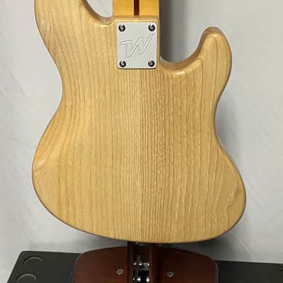 Short Scale bass Woodcraft Electric Guitars Left JB4 Mini Marcus Miller-Influenced 4-String image 5