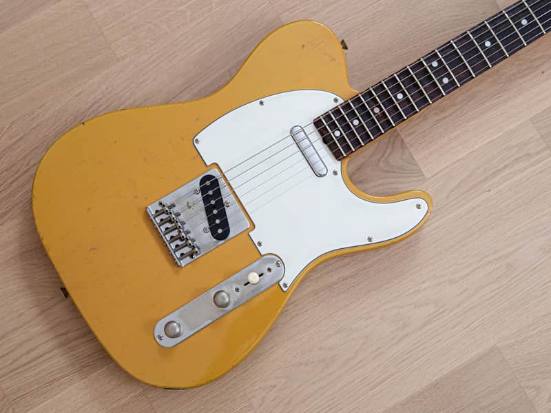 1980s Tokai Breezysound Model TE50-BLR T-Style Vintage Electric Guitar Butterscotch Japan w/ Case image 1