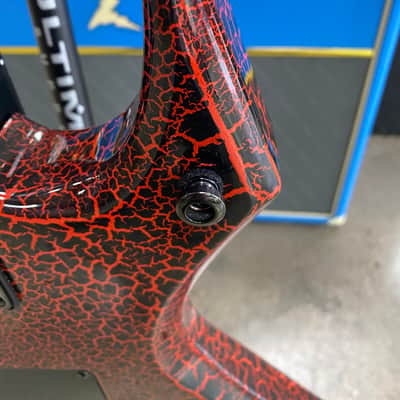 Pre Loved B.C Rich Ltd Ed Stranger Things "Eddie's Guitar" Warlock | Crackle image 14