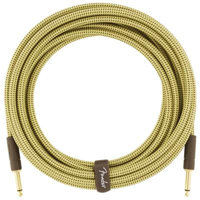Fender Deluxe Series Instrument Cable - Tweed Straight/Straight - 18.6ft image 2