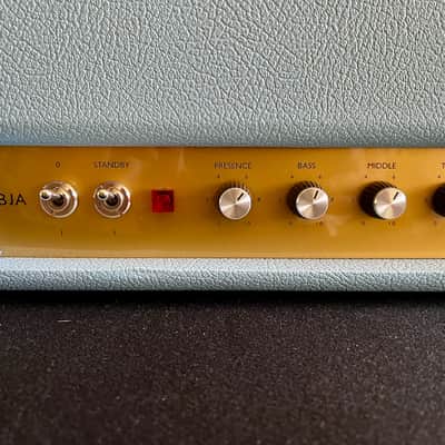 Marshall 1959BJA Billie Joe Armstrong Signature Handwired JMP Reissue 100-Watt Guitar Amp Head 2026 - Blue image 5