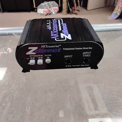 ART ZDirect Professional Passive Direct Box 2010 - Present - Black image 2