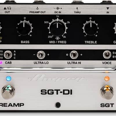 Ampeg SGT-DI DI/Preamp Bass Effects Pedal image 1